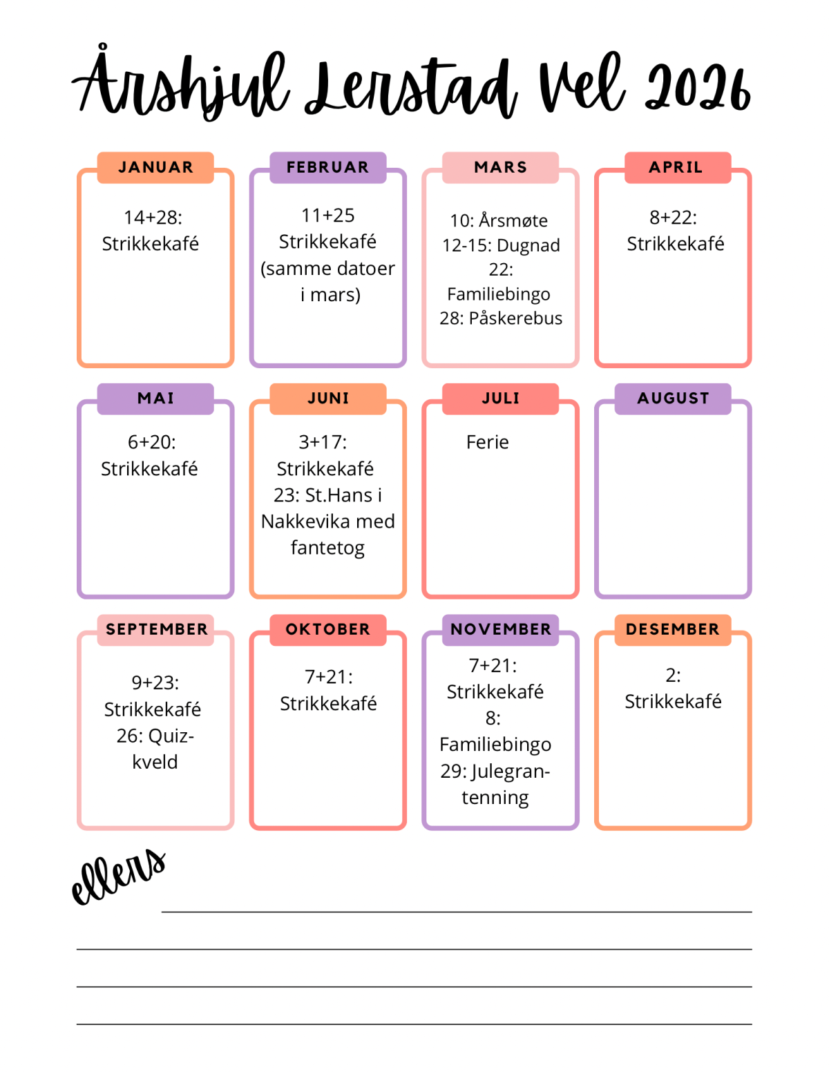 Bilde til artikkelen Årshjul